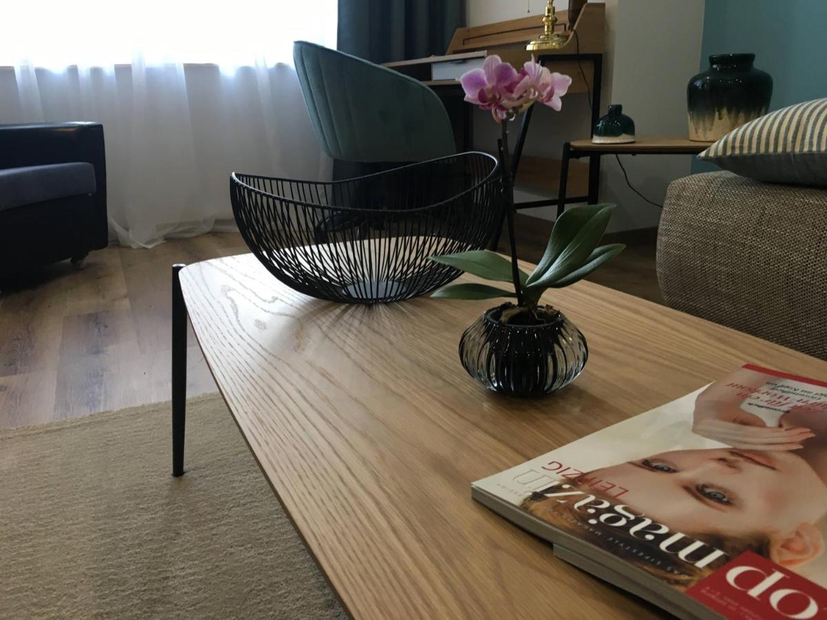 Charmante Wohnung am Rande von Leipzig an der A14 Taucha Exterior foto